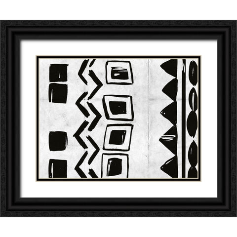 Becoming One II Black Ornate Wood Framed Art Print with Double Matting by Wang, Melissa