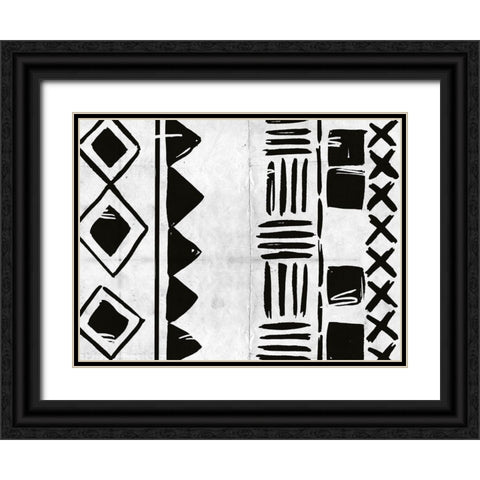 Becoming One III Black Ornate Wood Framed Art Print with Double Matting by Wang, Melissa