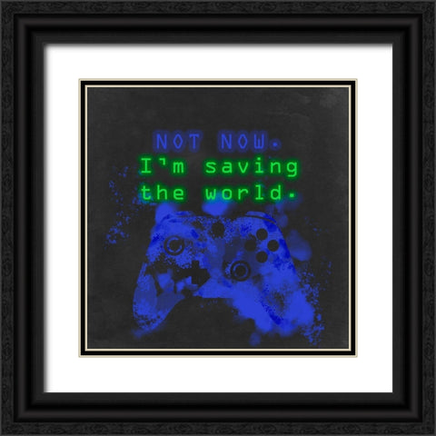 Control Freak III Black Ornate Wood Framed Art Print with Double Matting by Parker, Jennifer Paxton