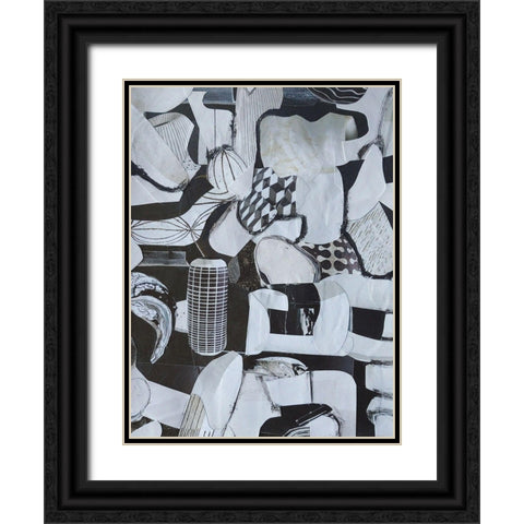 Beverlywood City Forms Black Ornate Wood Framed Art Print with Double Matting by Good, Coco