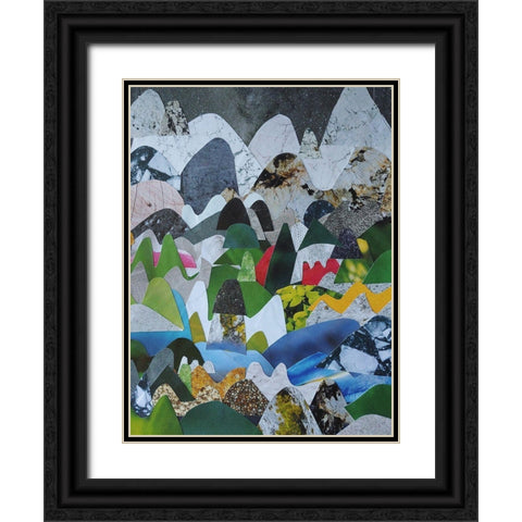 High Sierras Black Ornate Wood Framed Art Print with Double Matting by Good, Coco