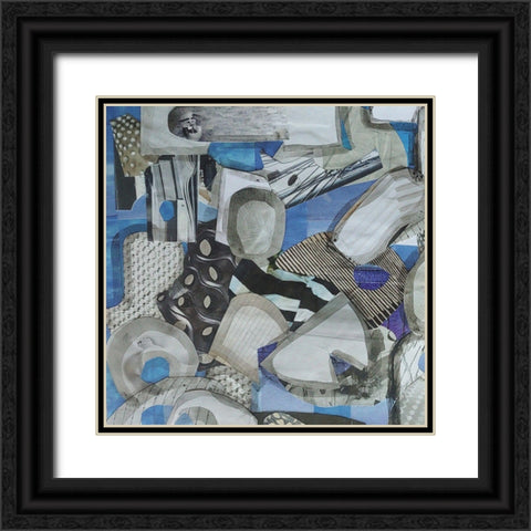 Mediterranean Port II Black Ornate Wood Framed Art Print with Double Matting by Good, Coco