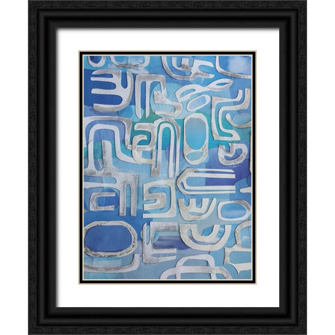 Siesta Key Black Ornate Wood Framed Art Print with Double Matting by Good, Coco