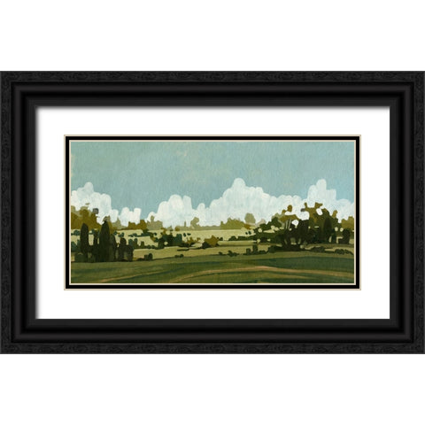 Lush Summer III Black Ornate Wood Framed Art Print with Double Matting by Caroline, Emma