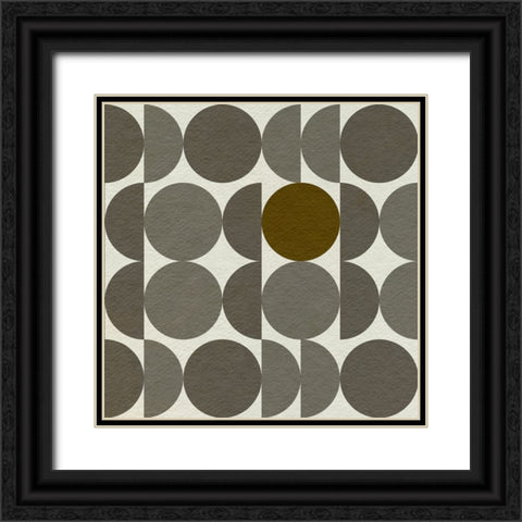 Parentheses I Black Ornate Wood Framed Art Print with Double Matting by Caroline, Emma