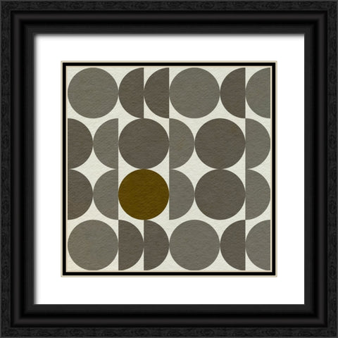 Parentheses II Black Ornate Wood Framed Art Print with Double Matting by Caroline, Emma