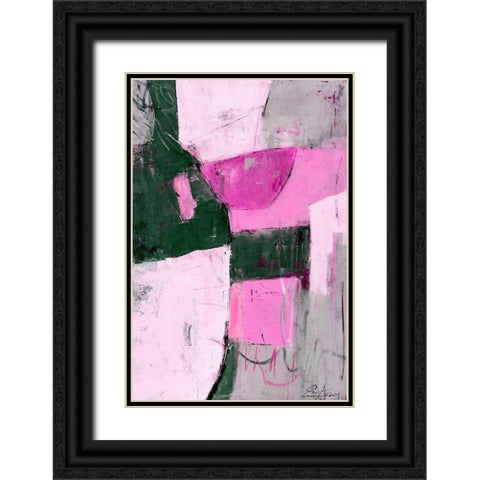 Party Mixer I Black Ornate Wood Framed Art Print with Double Matting by Ashley, Erin