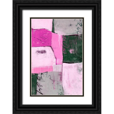 Party Mixer II Black Ornate Wood Framed Art Print with Double Matting by Ashley, Erin