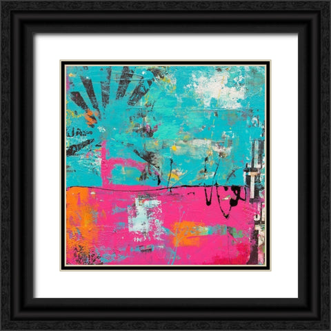 Colorful Emotion Black Ornate Wood Framed Art Print with Double Matting by Ashley, Erin