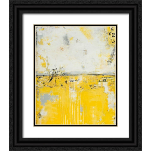 Yellow Bound Black Ornate Wood Framed Art Print with Double Matting by Ashley, Erin