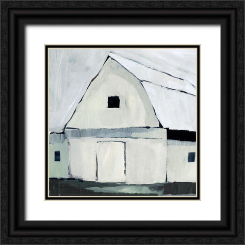 Blue Hour Barn IV Black Ornate Wood Framed Art Print with Double Matting by Warren, Annie