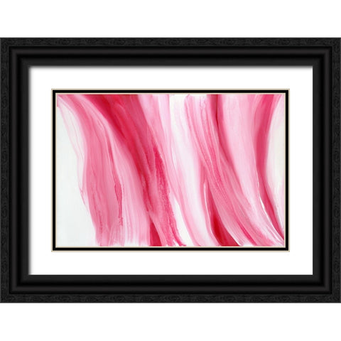 Peppermint Swirl Black Ornate Wood Framed Art Print with Double Matting by Guererra, Teodora