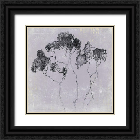 Adajio II Black Ornate Wood Framed Art Print with Double Matting by Aryai, Sia