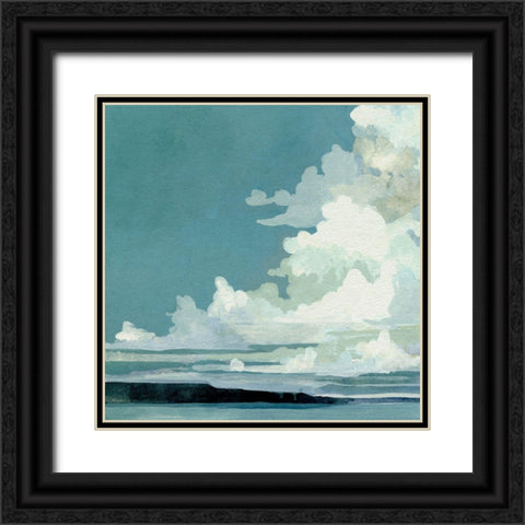 Cloud Coverage I Black Ornate Wood Framed Art Print with Double Matting by Caroline, Emma