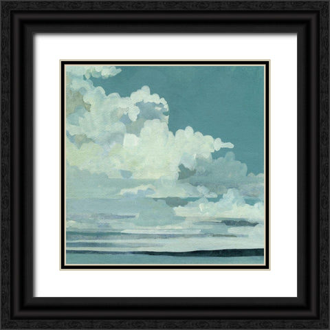 Cloud Coverage II Black Ornate Wood Framed Art Print with Double Matting by Caroline, Emma