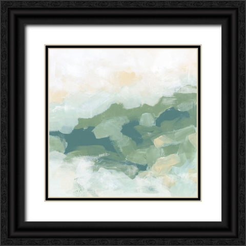 Greenfield Fog II Black Ornate Wood Framed Art Print with Double Matting by Vess, June Erica