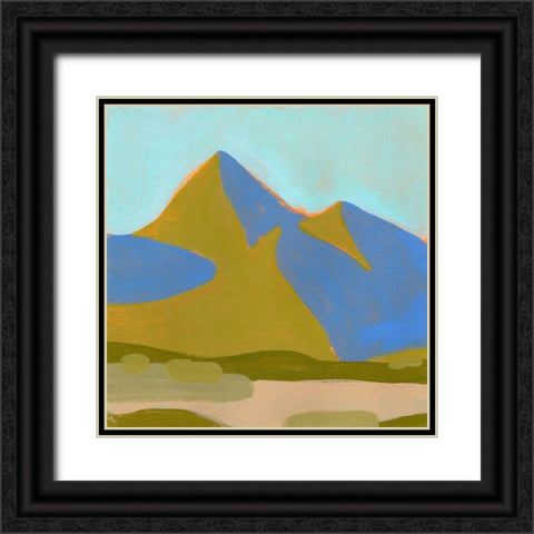 High California Hills I Black Ornate Wood Framed Art Print with Double Matting by Green, Jacob