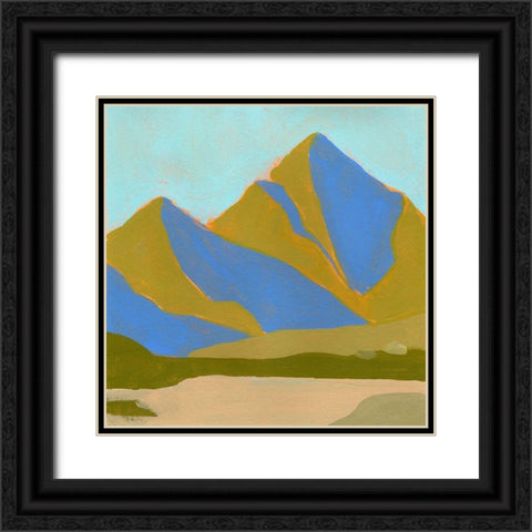 High California Hills III Black Ornate Wood Framed Art Print with Double Matting by Green, Jacob