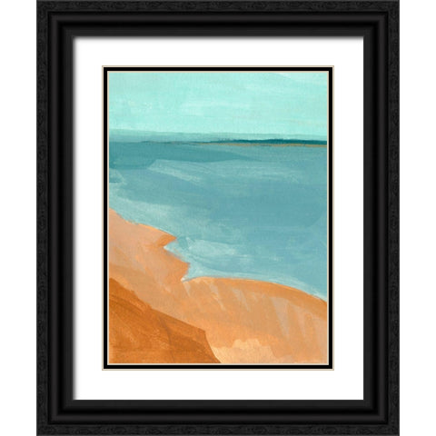 Out on the Sandbar II Black Ornate Wood Framed Art Print with Double Matting by Green, Jacob