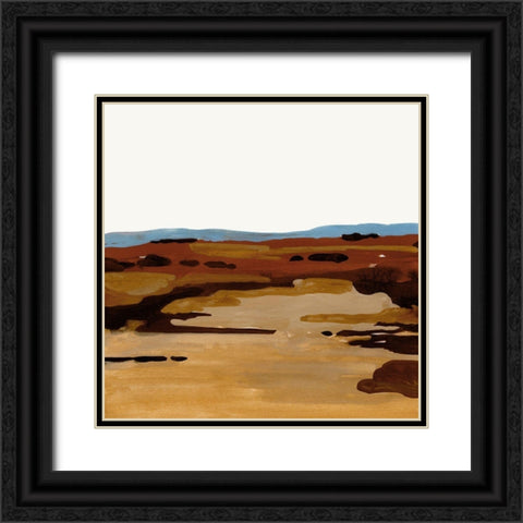 Red Desert I Black Ornate Wood Framed Art Print with Double Matting by Green, Jacob
