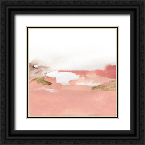 Rose Lake II Black Ornate Wood Framed Art Print with Double Matting by Green, Jacob