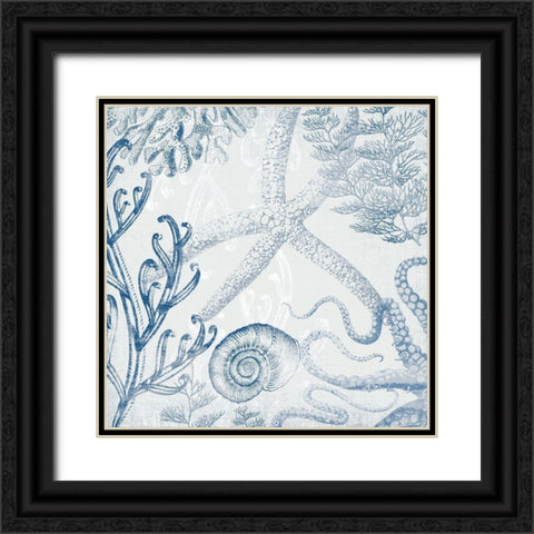 Seabed Scene IV Black Ornate Wood Framed Art Print with Double Matting by Barnes, Victoria