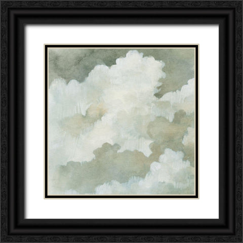 Quiet Clouds I Black Ornate Wood Framed Art Print with Double Matting by Caroline, Emma