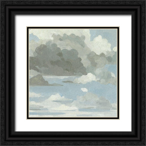 Cloud Canvas I Black Ornate Wood Framed Art Print with Double Matting by Caroline, Emma