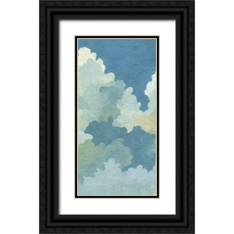 Cumulus Tower II Black Ornate Wood Framed Art Print with Double Matting by Caroline, Emma