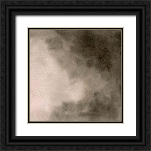 Waft I Black Ornate Wood Framed Art Print with Double Matting by Caroline, Emma