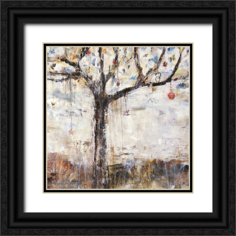 The Charming Tree Black Ornate Wood Framed Art Print with Double Matting by Maas, Jodi
