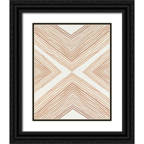Diametric Clementine I Black Ornate Wood Framed Art Print with Double Matting by Caroline, Emma