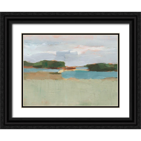 High Noon Vista Study I Black Ornate Wood Framed Art Print with Double Matting by Harper, Ethan
