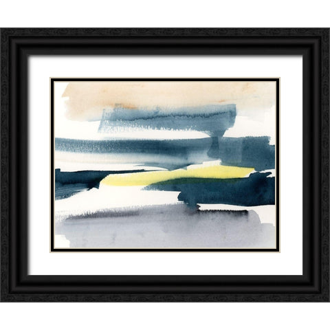 Peeking Sunshine III Black Ornate Wood Framed Art Print with Double Matting by Barnes, Victoria