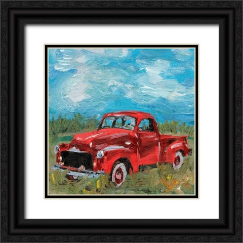 Sunburnt Truck II Black Ornate Wood Framed Art Print with Double Matting by Wang, Melissa