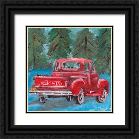 Sunburnt Truck III Black Ornate Wood Framed Art Print with Double Matting by Wang, Melissa