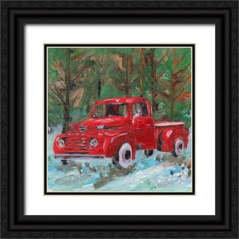 Sunburnt Truck IV Black Ornate Wood Framed Art Print with Double Matting by Wang, Melissa