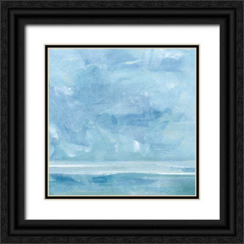 Ocean Meets Sky IV Black Ornate Wood Framed Art Print with Double Matting by Barnes, Victoria