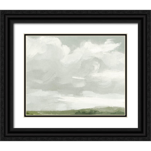 Gray Stone Sky III Black Ornate Wood Framed Art Print with Double Matting by Barnes, Victoria