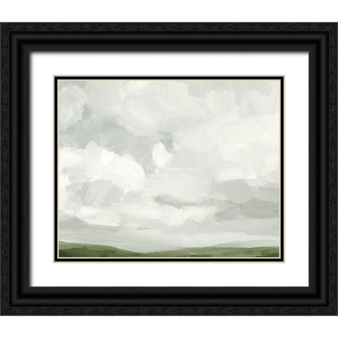 Gray Stone Sky IV Black Ornate Wood Framed Art Print with Double Matting by Barnes, Victoria