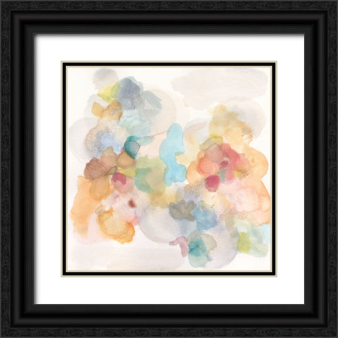 Soft Bloom I Black Ornate Wood Framed Art Print with Double Matting by Fuchs, Jodi