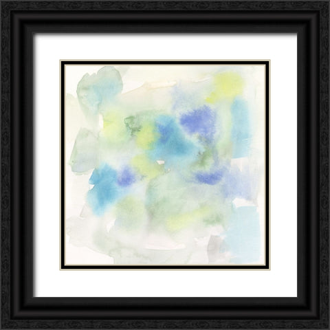 Cool Wash I Black Ornate Wood Framed Art Print with Double Matting by Fuchs, Jodi