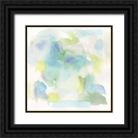 Cool Wash II Black Ornate Wood Framed Art Print with Double Matting by Fuchs, Jodi