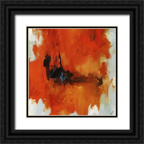 Red Tail I Black Ornate Wood Framed Art Print with Double Matting by Edmunds, Sydney