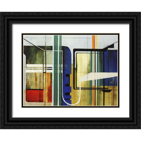 Corner Pocket Black Ornate Wood Framed Art Print with Double Matting by Edmunds, Sydney