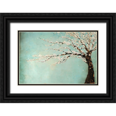 Windy Day Black Ornate Wood Framed Art Print with Double Matting by Taylor, Kari