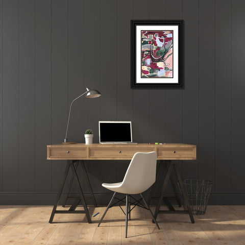 Multiple Wavelengths II Black Ornate Wood Framed Art Print with Double Matting by Willett, Michael