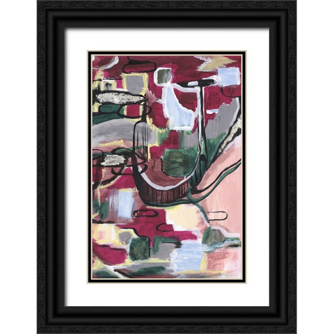 Multiple Wavelengths II Black Ornate Wood Framed Art Print with Double Matting by Willett, Michael