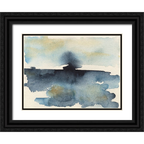 Upheval II Black Ornate Wood Framed Art Print with Double Matting by Moore, Regina