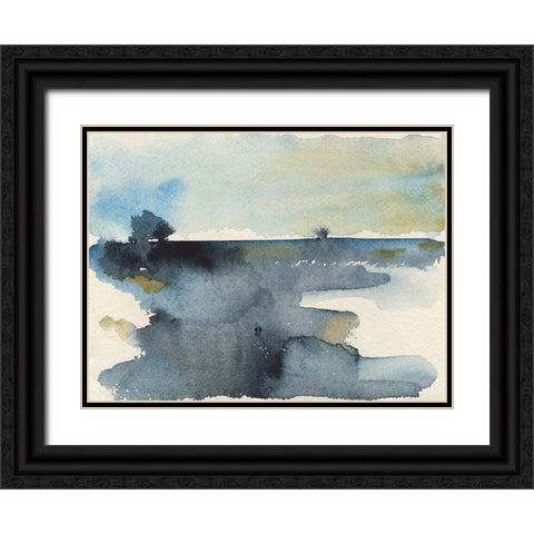 Upheval IV Black Ornate Wood Framed Art Print with Double Matting by Moore, Regina